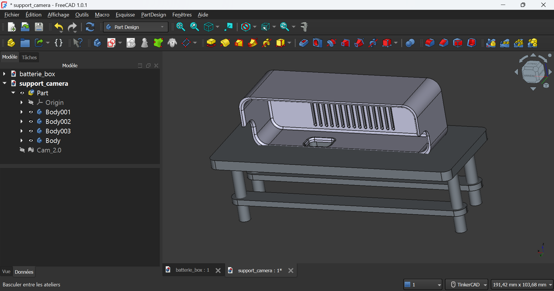 3D model view