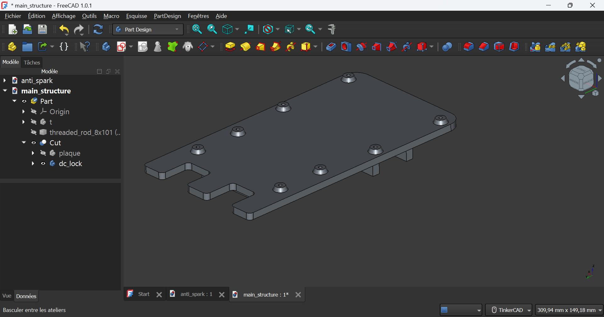 3D model view