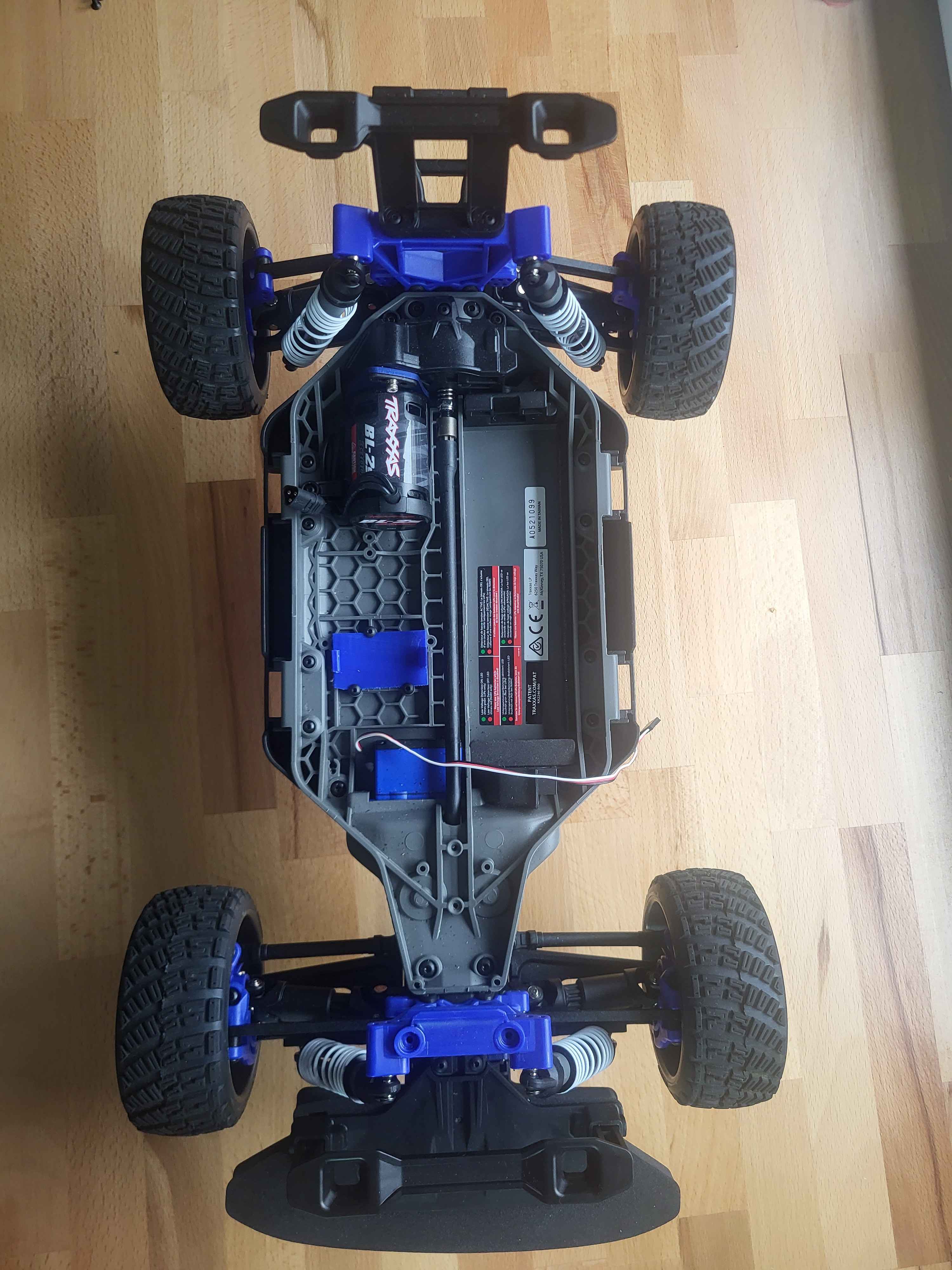 VESC support mounted in chassis